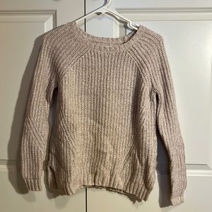 American eagle oatmeal colored soft sweater